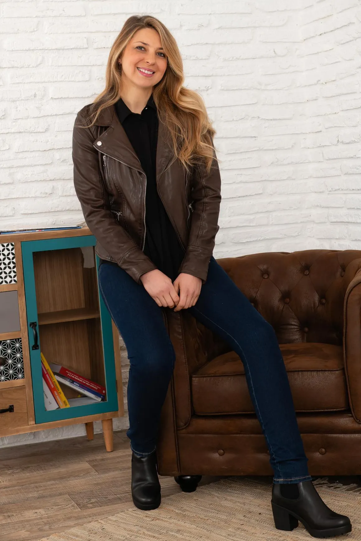 Blouson Femme Oakwood Camera Choco 505