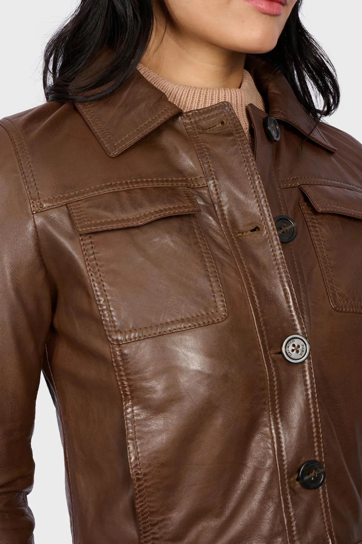 Blouson Femme Oakwood Cecile Cacao 654
