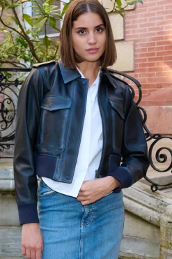Blouson Femme Oakwood Emiliana Bluefin 648