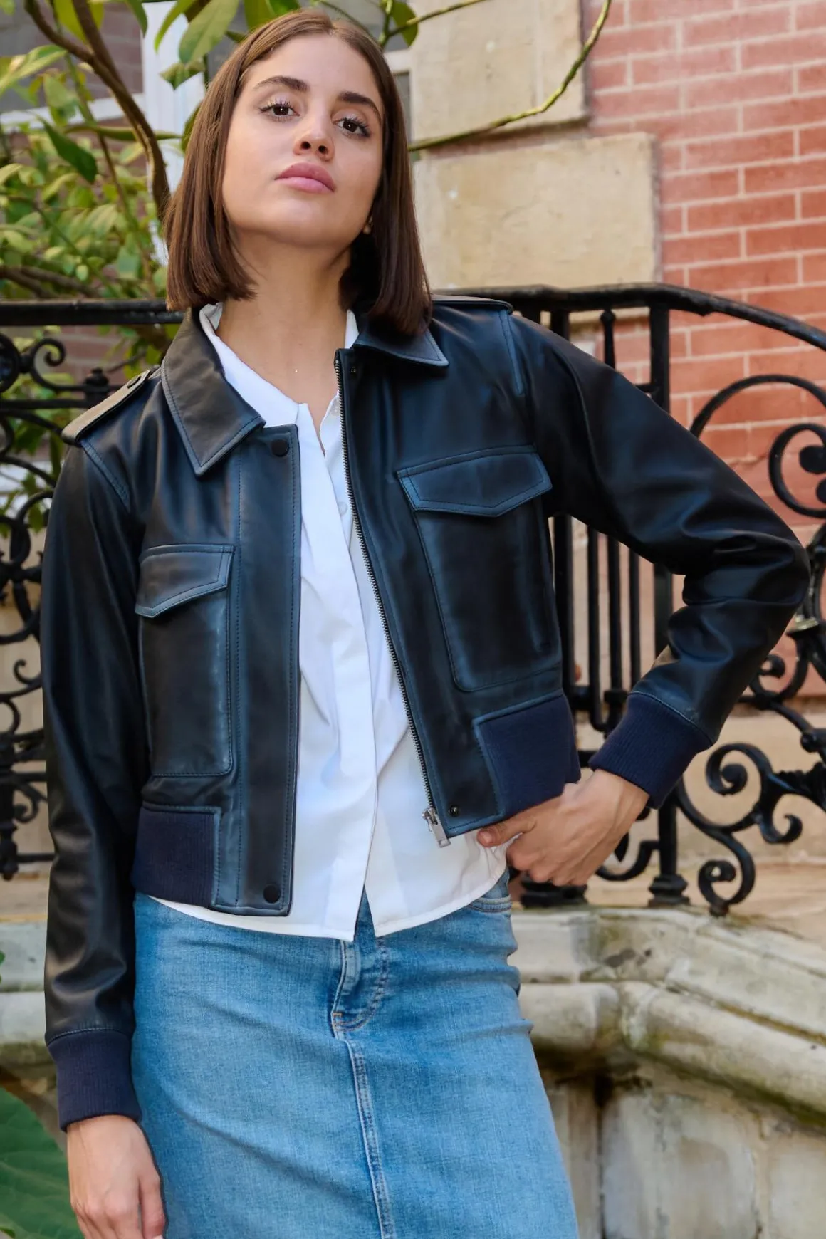Blouson Femme Oakwood Emiliana Bluefin 648