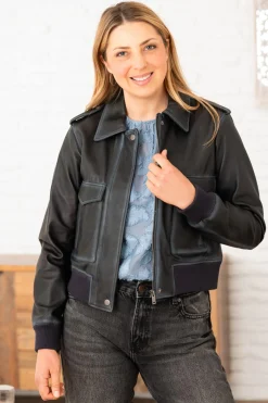 Blouson Femme Oakwood Emiliana Bluefin 648
