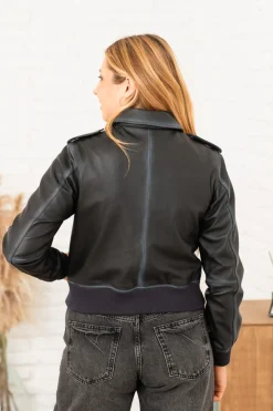 Blouson Femme Oakwood Emiliana Bluefin 648