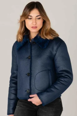 Blouson Femme Oakwood Expo Bleu Fonce 533
