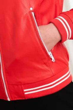 Blouson Femme Oakwood Flirt Rouge Fonce 539
