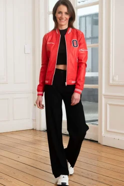 Blouson Femme Oakwood Flirt Rouge Fonce 539