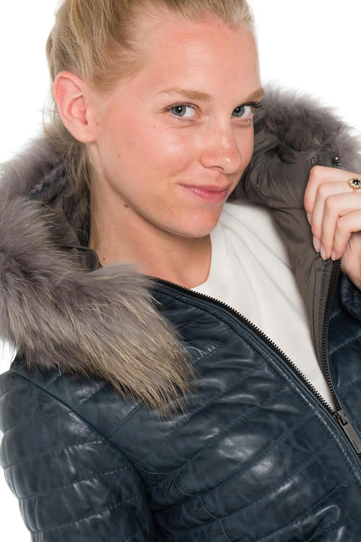 Blouson Femme Oakwood Happy Bleu 531 Zz