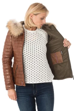 Blouson Femme Oakwood Happy Cognac 507