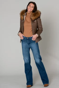 Blouson Femme Oakwood Happy Marron Clair 503 Zz