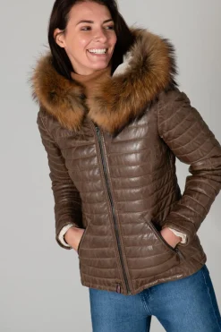 Blouson Femme Oakwood Happy Marron Clair 503 Zz