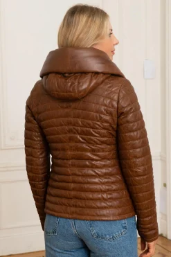 Blouson Femme Oakwood Hyper Cognac 507