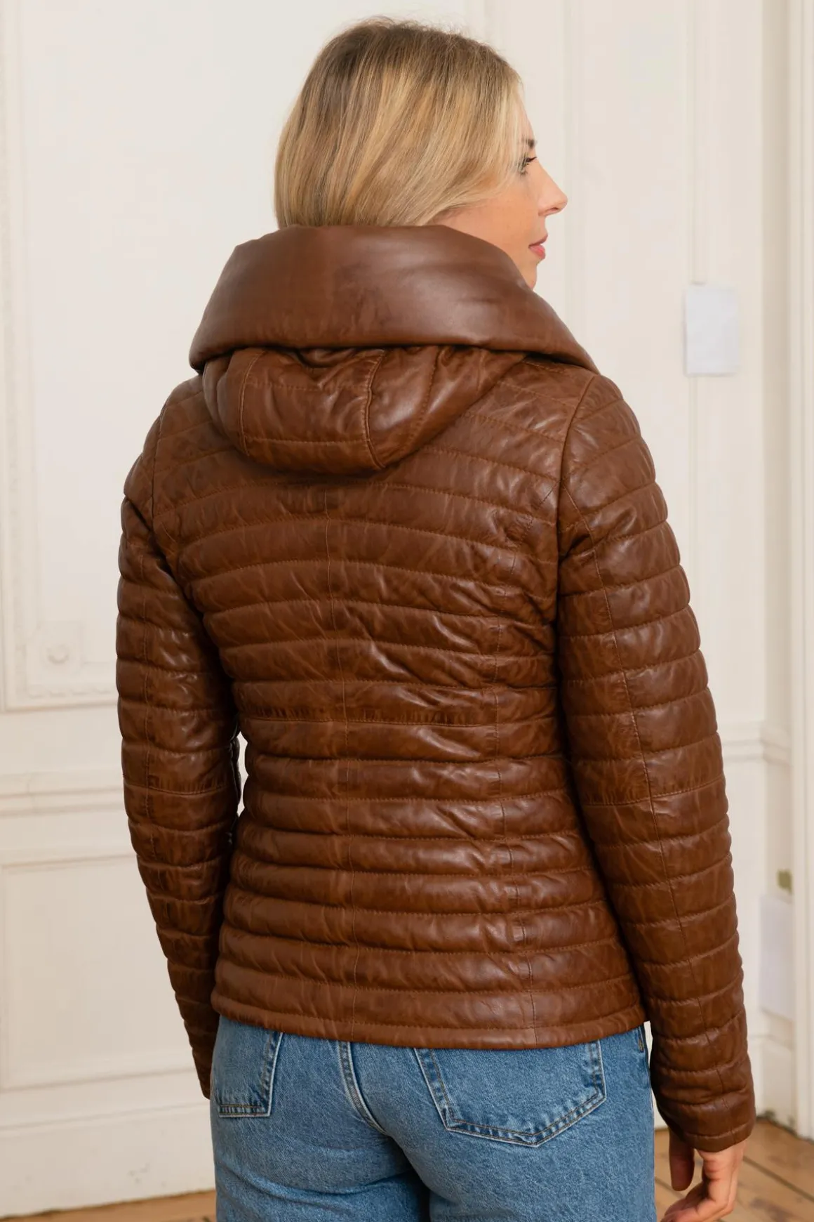 Blouson Femme Oakwood Hyper Cognac 507