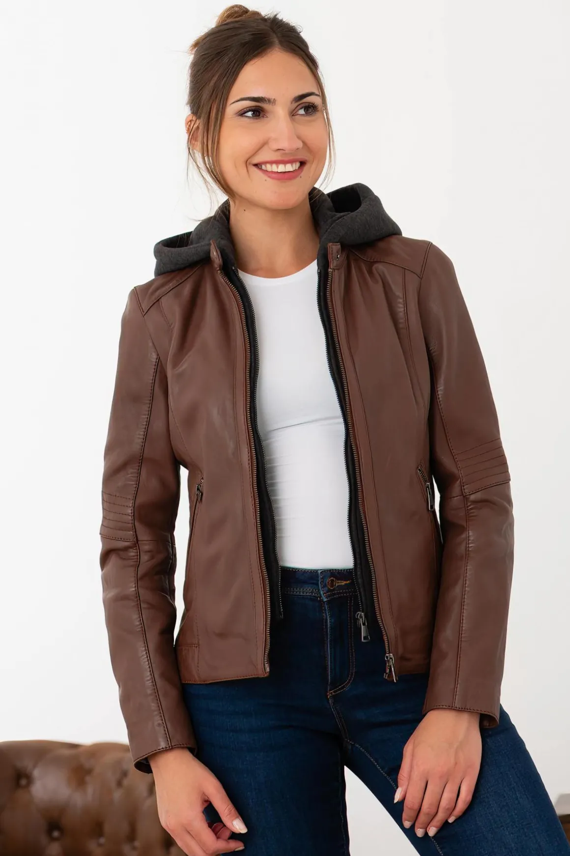 Blouson Femme Oakwood Kendra 1 Cognac 507