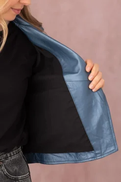 Blouson Femme Oakwood Kitty Metal Cobalt 612