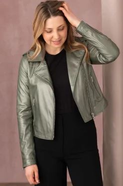 Blouson Femme Oakwood Kitty Metal Vert Fonce 523