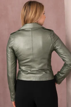 Blouson Femme Oakwood Kitty Metal Vert Fonce 523