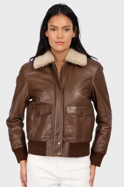 Blouson Femme Oakwood Laury Cacao 654