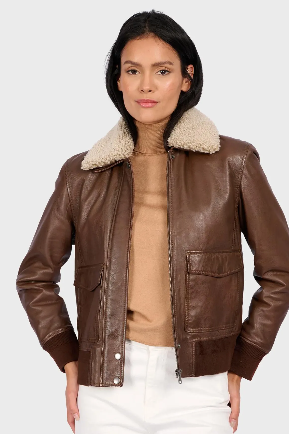 Blouson Femme Oakwood Laury Cacao 654
