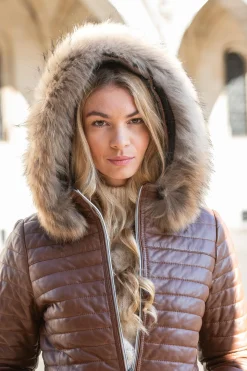 Blouson Femme Oakwood Mandy Cognac 507