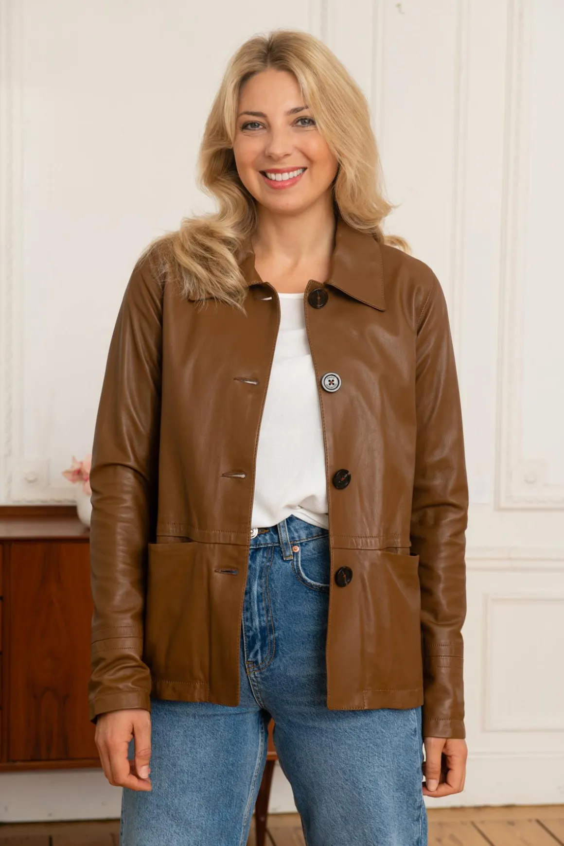 Blouson Femme Oakwood Nancy Fauve 510