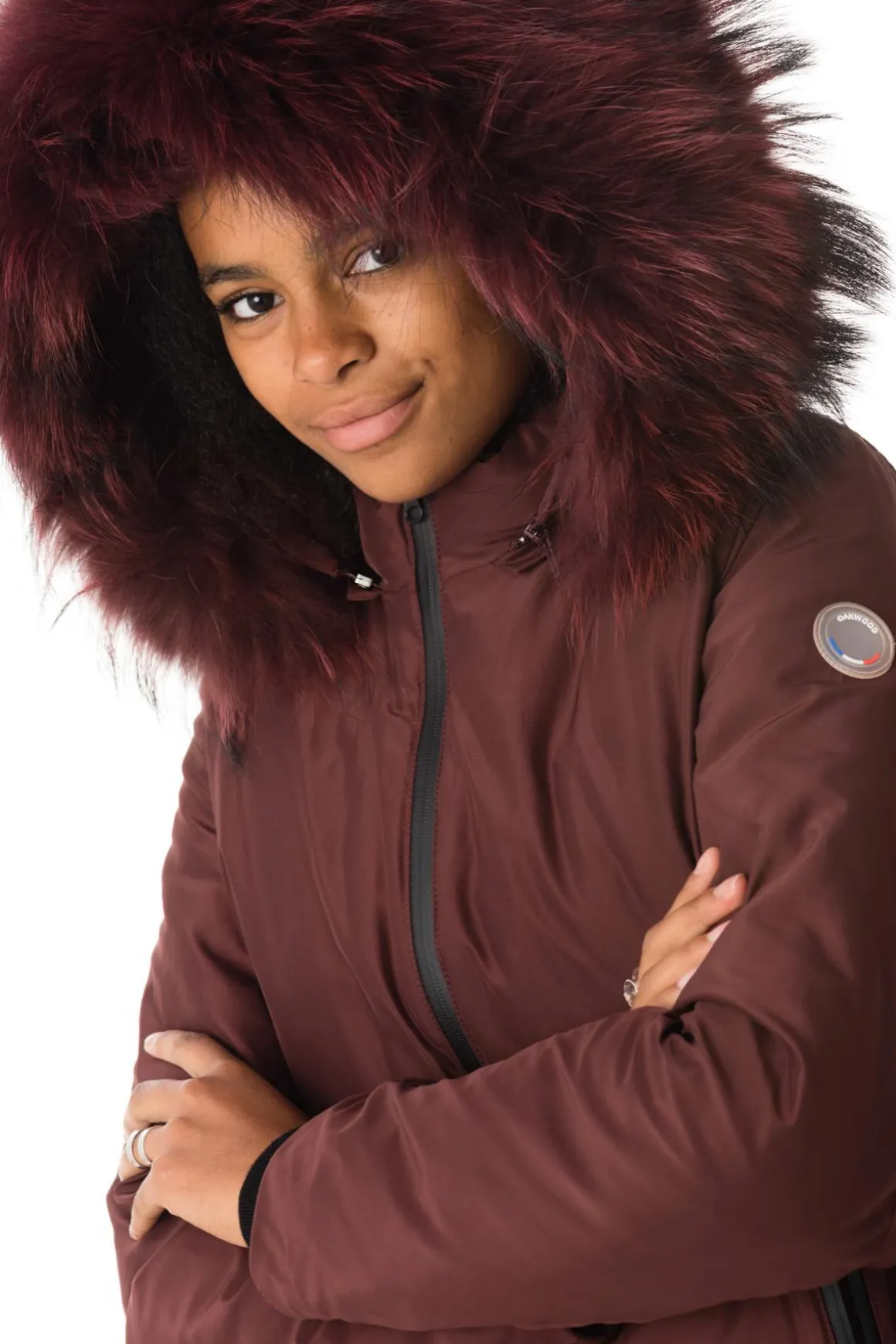 Blouson Femme Oakwood Snow Bordeaux 540