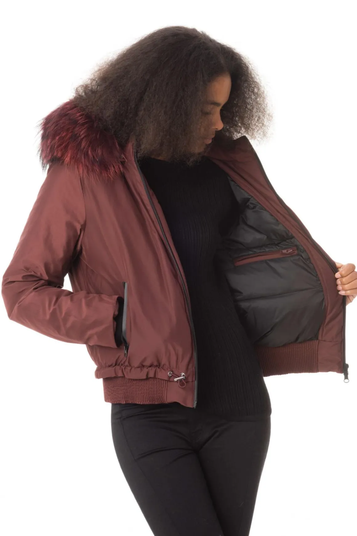 Blouson Femme Oakwood Snow Bordeaux 540