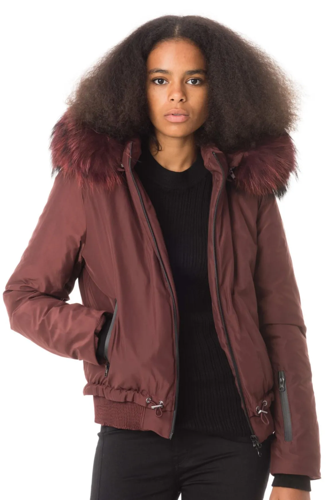 Blouson Femme Oakwood Snow Bordeaux 540
