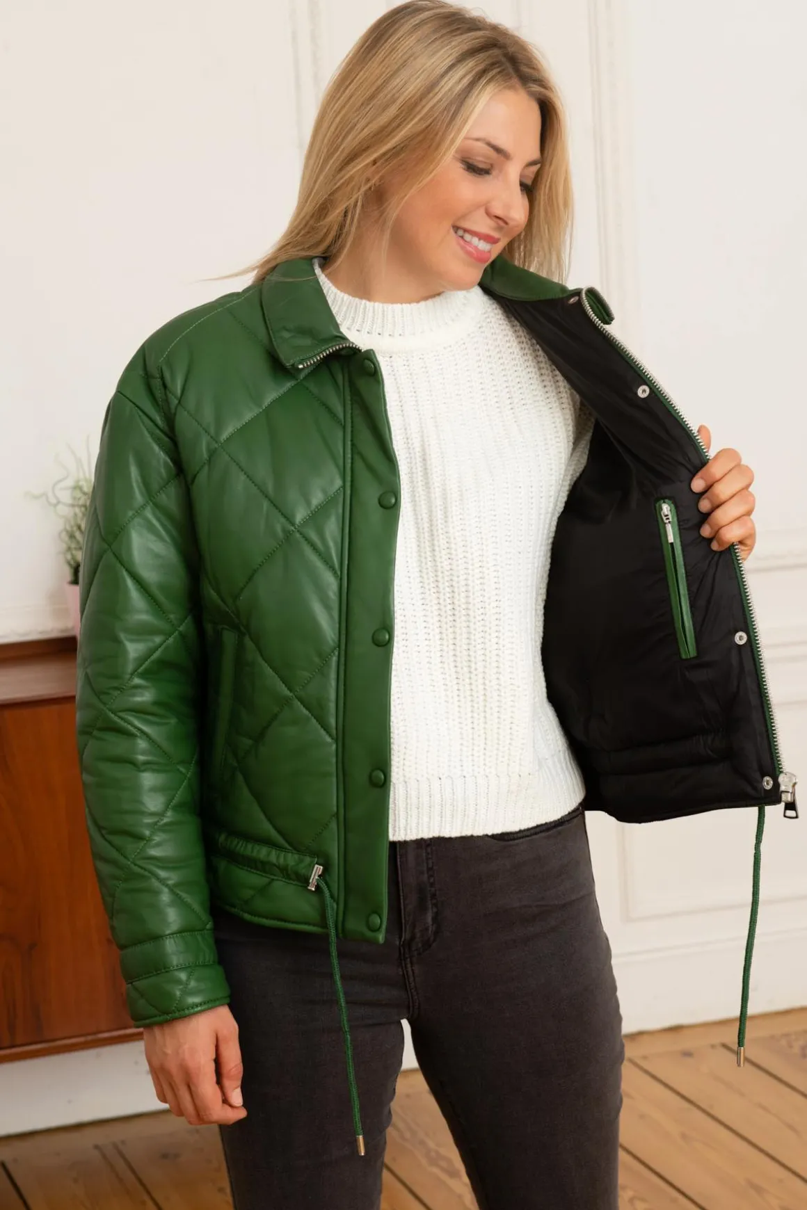 Blouson Femme Oakwood Travel Emeraude 567