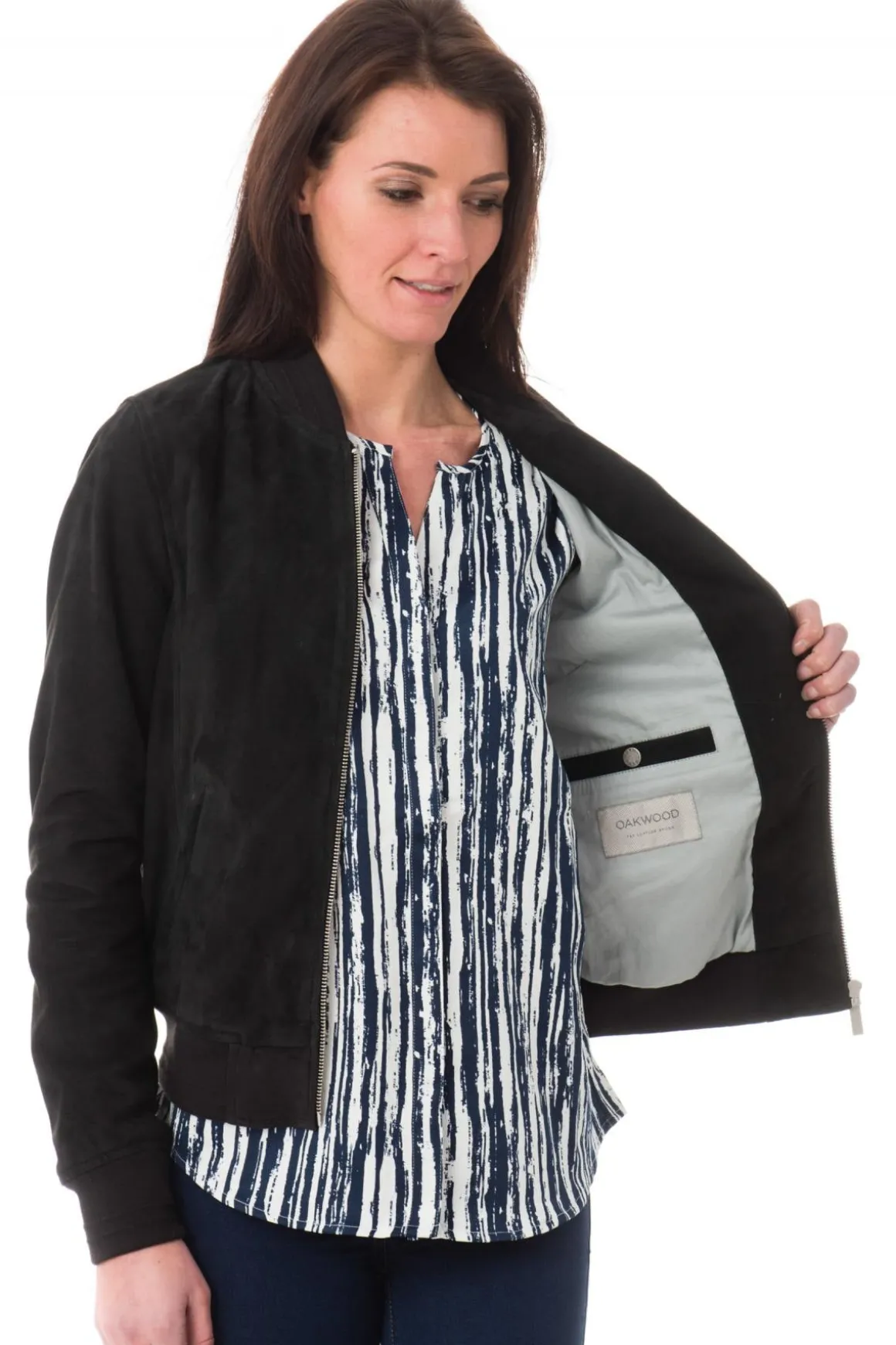 Blouson Femme Oakwood Wings Bleu Marine 534 Zz