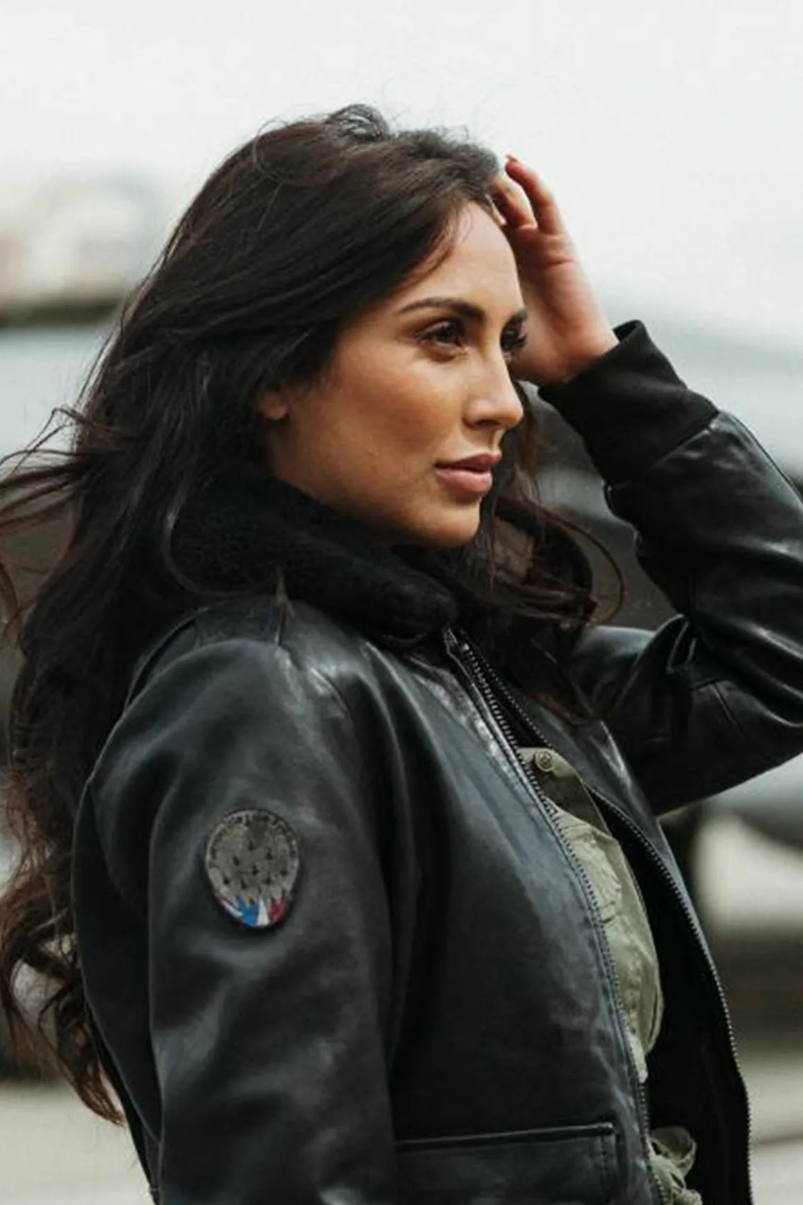 Blouson Femme Patrouille De France Todd Alpha Navy