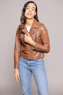 Blouson Femme Redskins Jutta Tripway Cognac