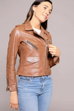 Blouson Femme Redskins Jutta Tripway Cognac