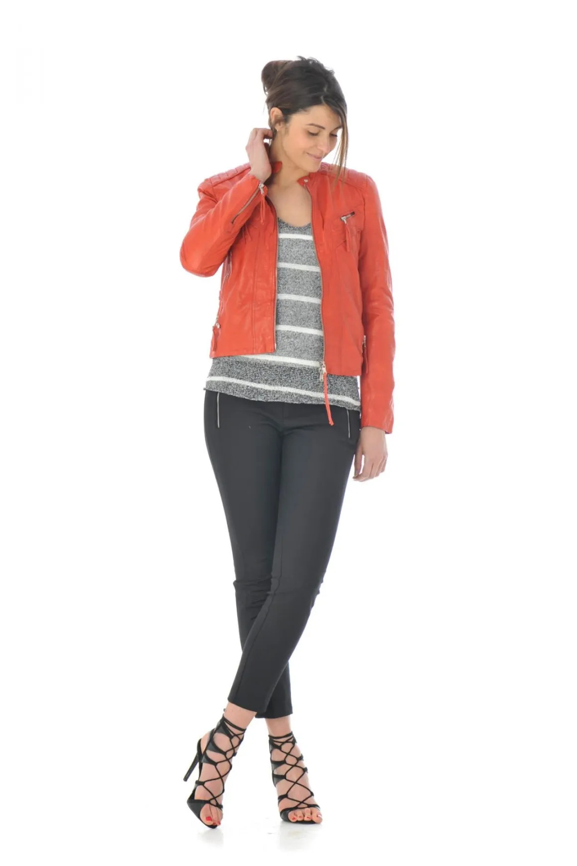 Blouson Femme Redskins Lounew Glasgow Red H15