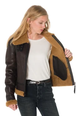 Blouson Femme Redskins Stella Queenstown Brown Ginger