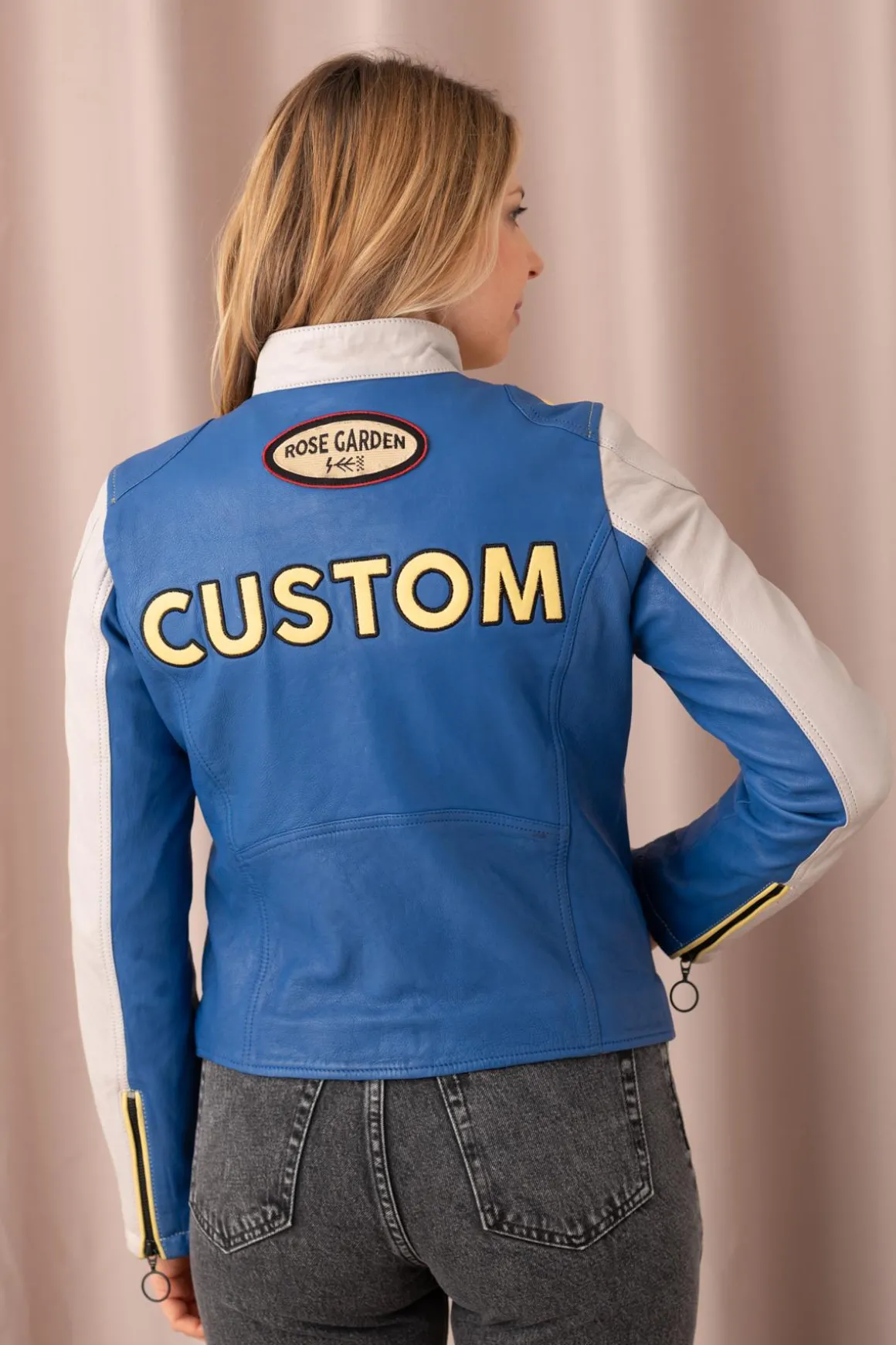 Blouson Femme Rose Garden Andersen Lamb Vita White