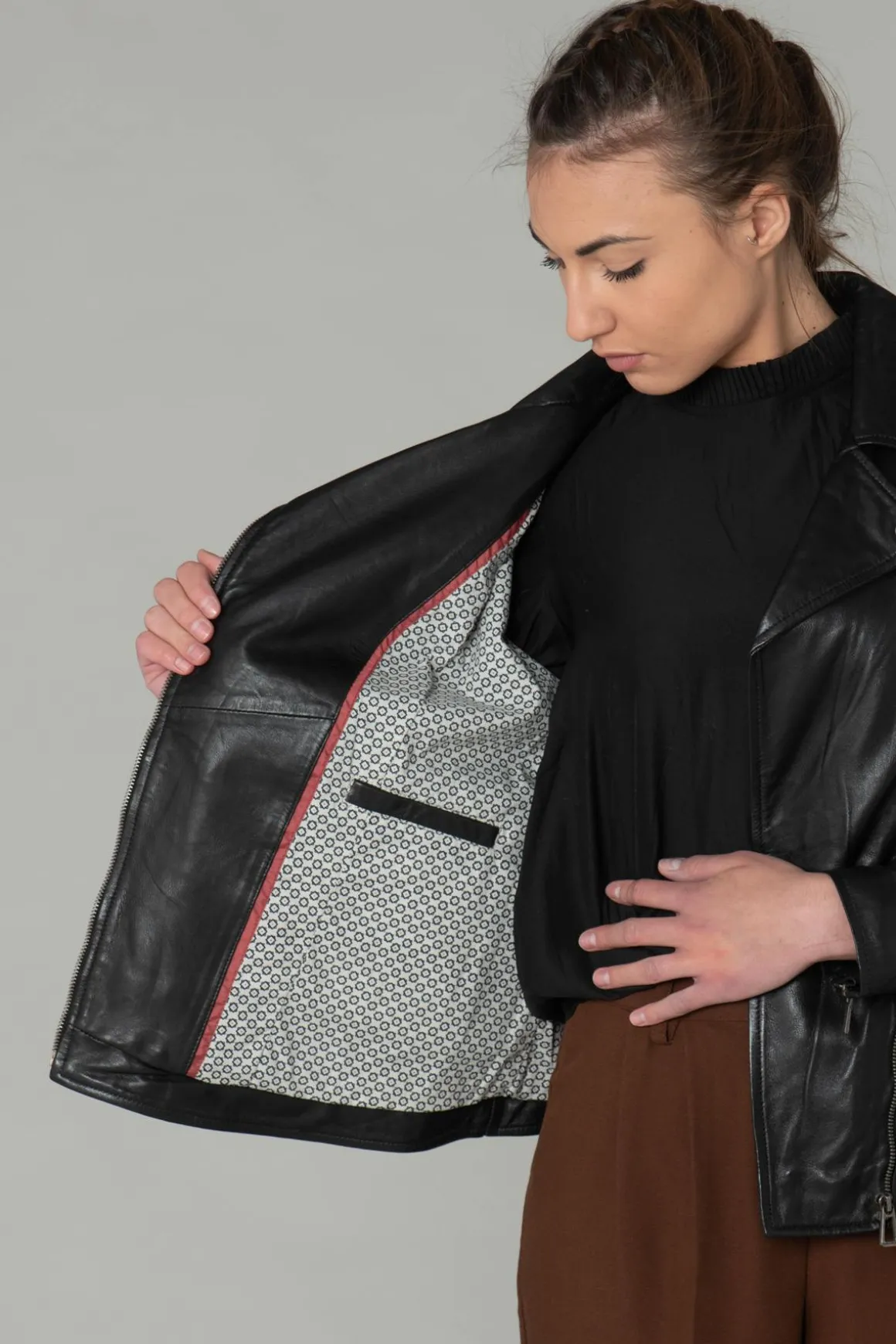 Blouson Femme Rose Garden Breda Curve Sheep Manila Black