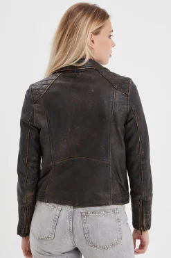Blouson Femme Rose Garden Carmen Sheep Veg Kanwal Black Beige