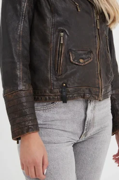 Blouson Femme Rose Garden Carmen Sheep Veg Kanwal Black Beige