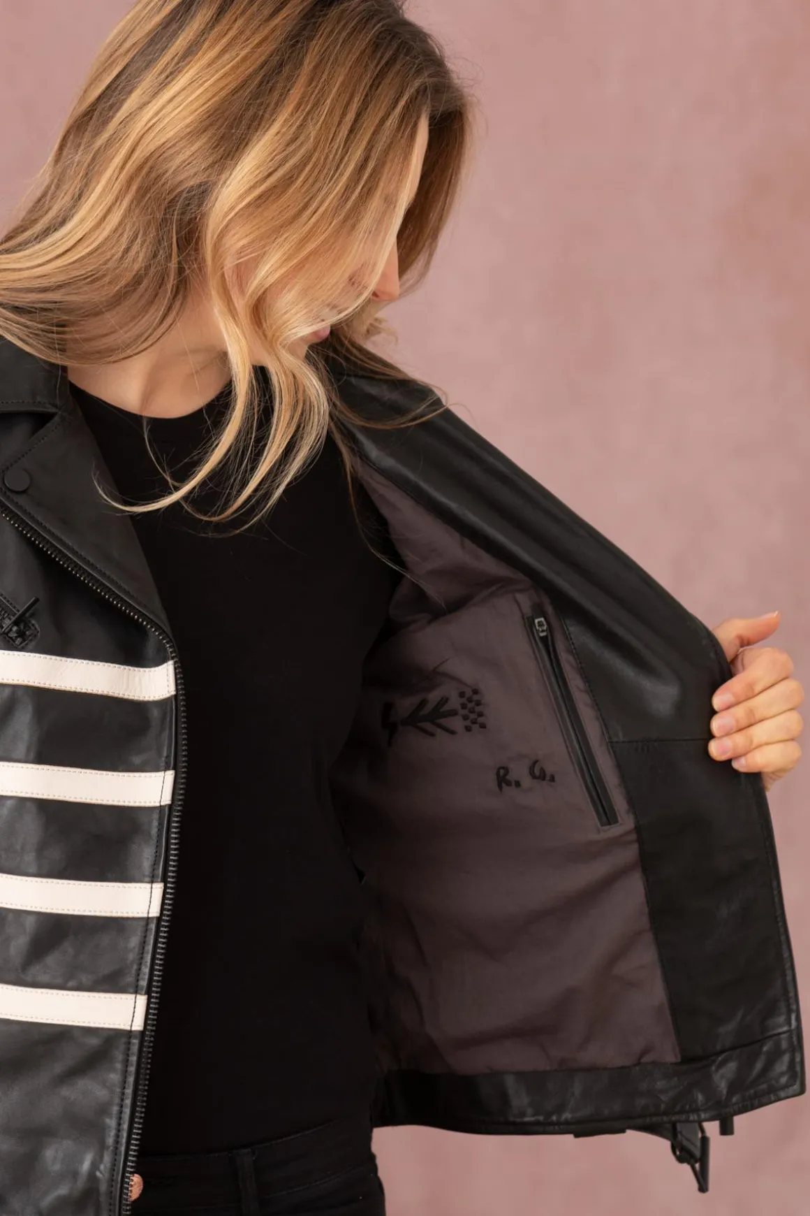 Blouson Femme Rose Garden Chaput Sheep Atlas Black