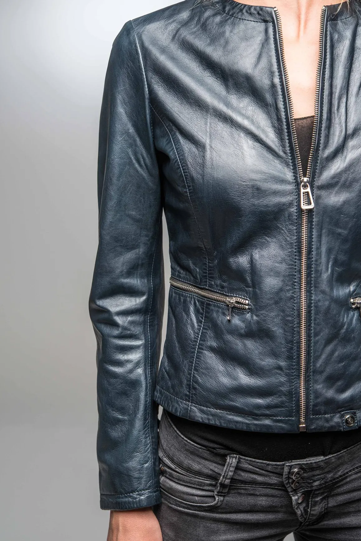 Blouson Femme Rose Garden Ethel Lamb Ruby Navy Blue