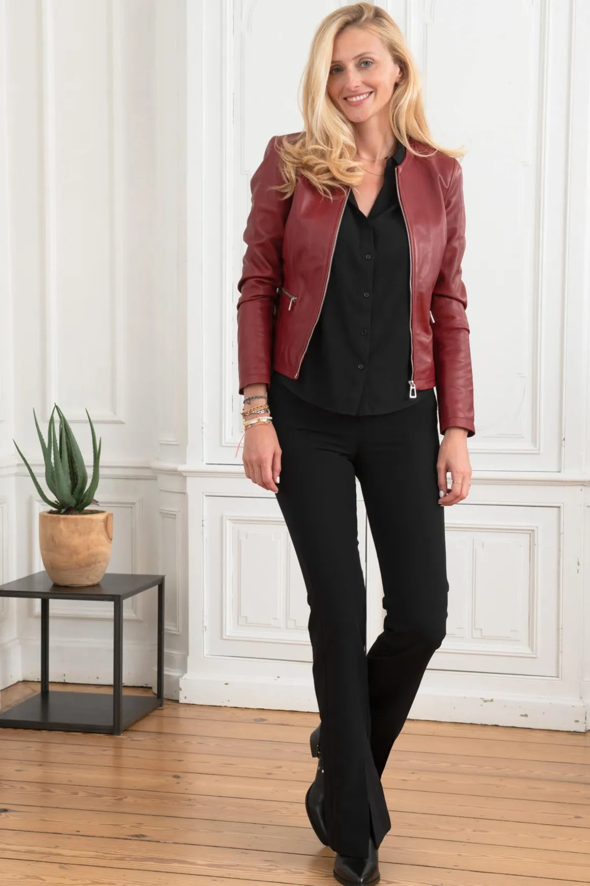 Blouson Femme Rose Garden Ethel Lamb Manilla Redwine