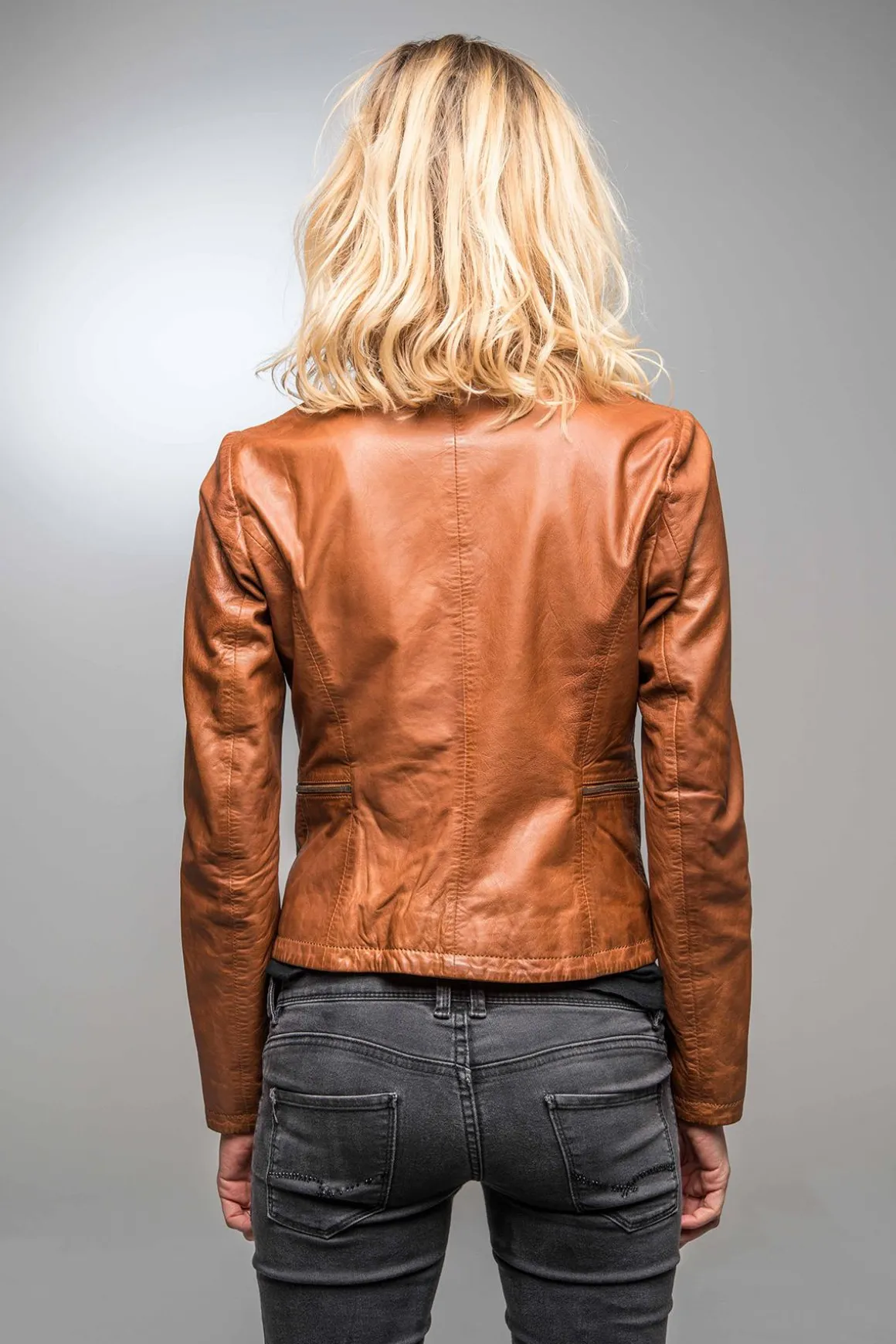 Blouson Femme Rose Garden Ethel Lamb Ruby Cognac