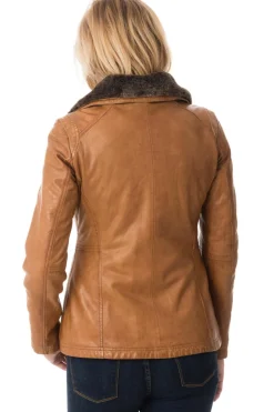 Blouson Femme Rose Garden Gemma Sheep Aosta Cognac Zz
