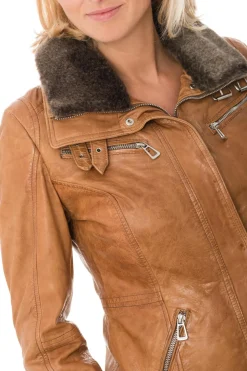 Blouson Femme Rose Garden Gemma Sheep Aosta Cognac Zz