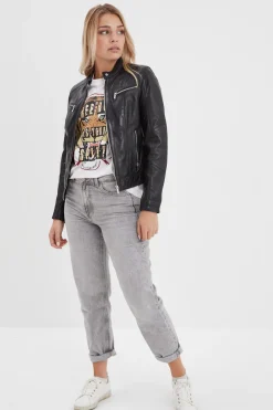 Blouson Femme Rose Garden Jody Lamb Castel Black
