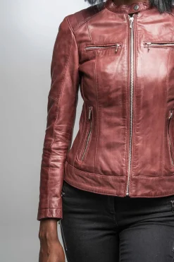 Blouson Femme Rose Garden Jody Lamb Castel Burgundy Zz10