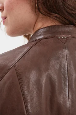 Blouson Femme Rose Garden Jolya Lamb Vita Bison