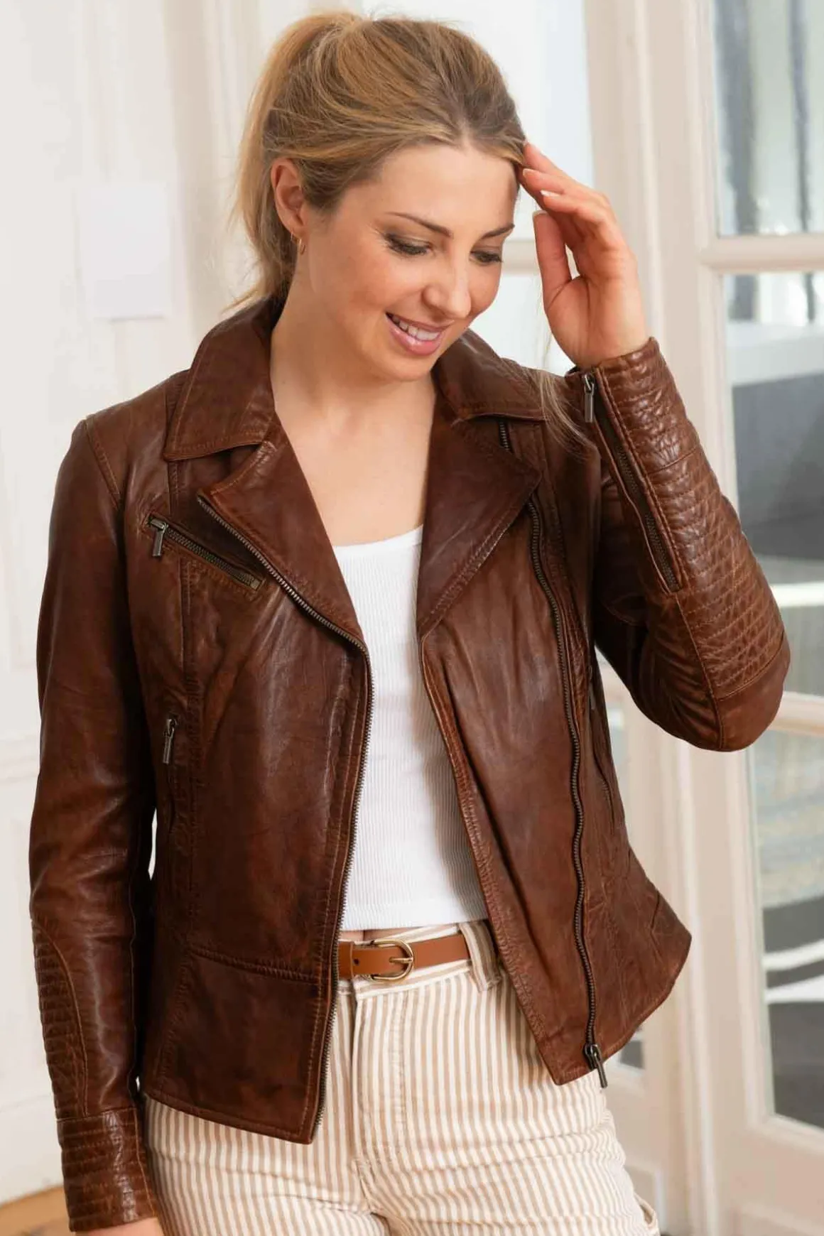 Blouson Femme Rose Garden Juliette Sheep Aosta Bison
