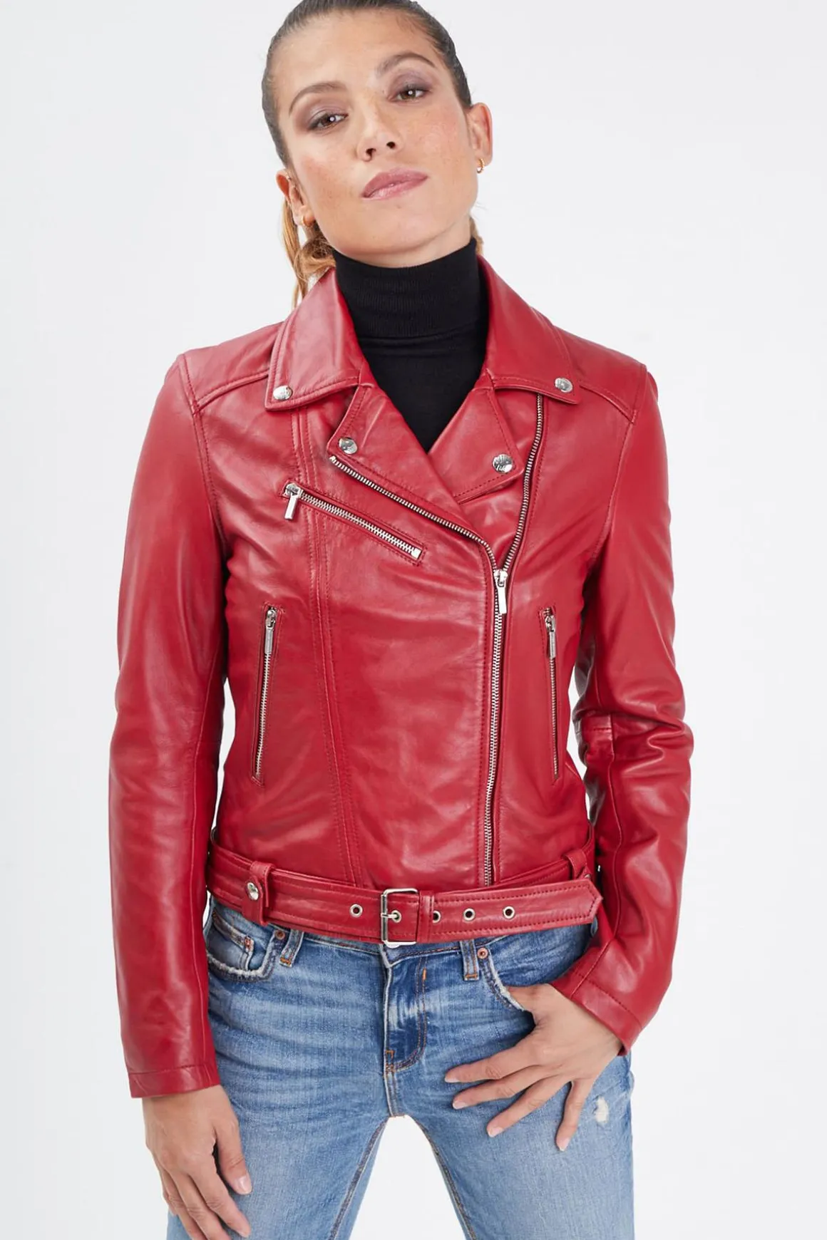 Blouson Femme Rose Garden Laurie Lamb Castel Red Zz