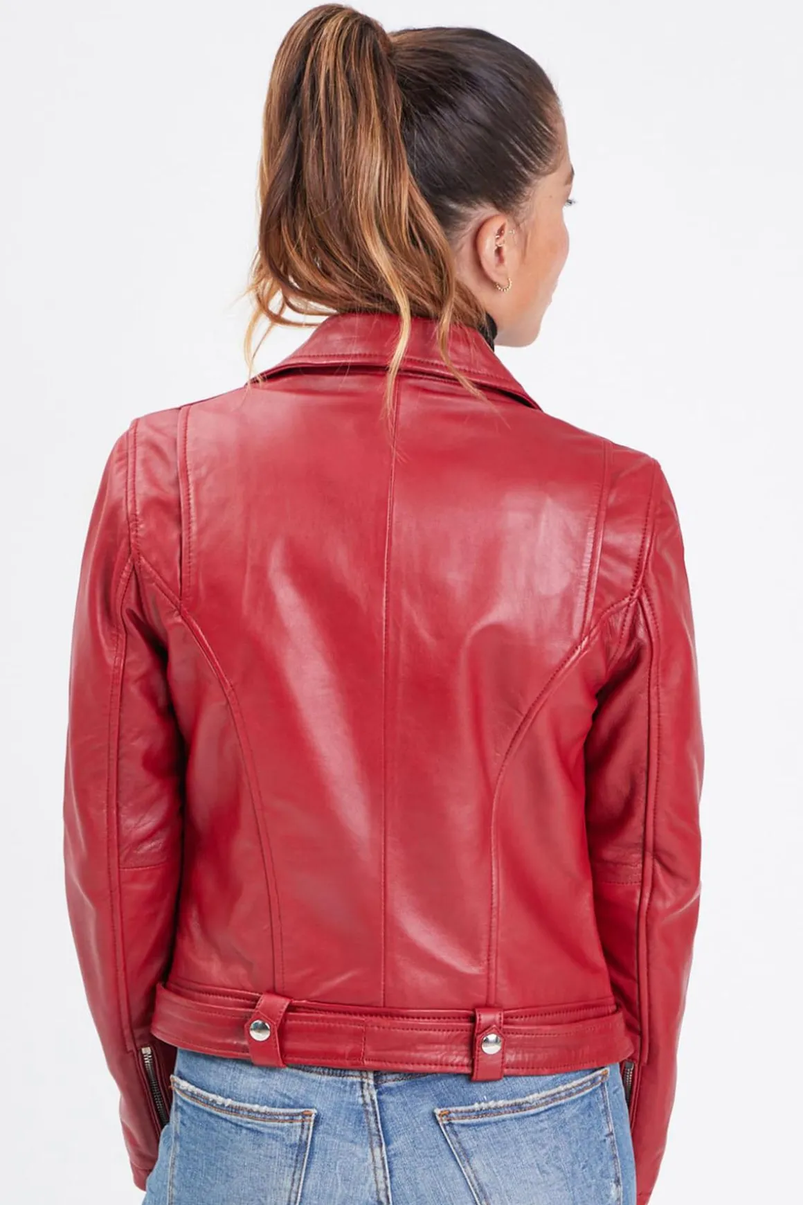 Blouson Femme Rose Garden Laurie Lamb Castel Red Zz