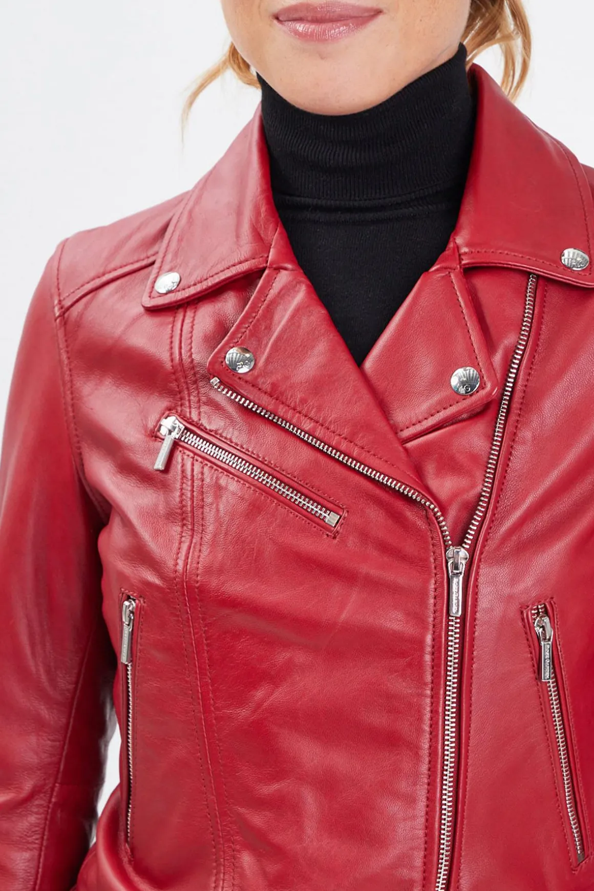 Blouson Femme Rose Garden Laurie Lamb Castel Red Zz